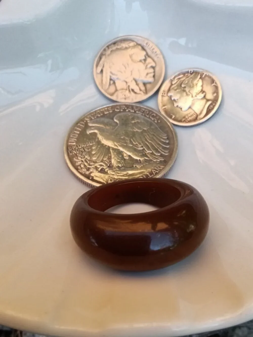 Vintage Bakelite Dome Ring